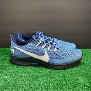 Nike Air Zoom Pegasus 36 UNC Tar Heels Blue Size 9